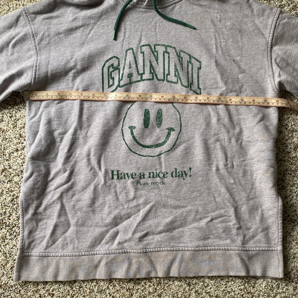 GANNI Smiley Face Logo Hoodie - Picture 7 of 10